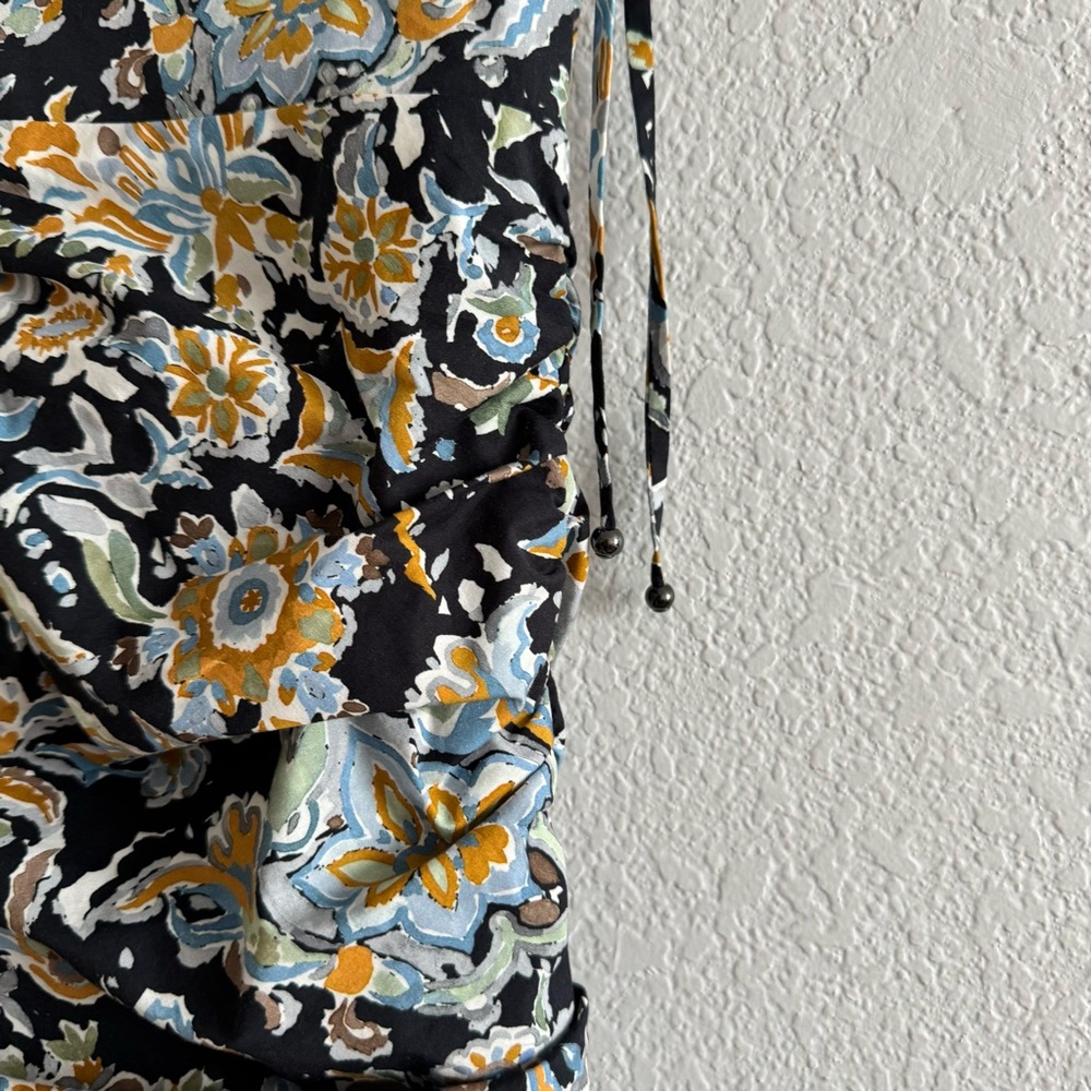 NWT Veronica Beard Jackson Paisley Print Dress in Black Multi Women's Size 2 - Picture 6 of 9